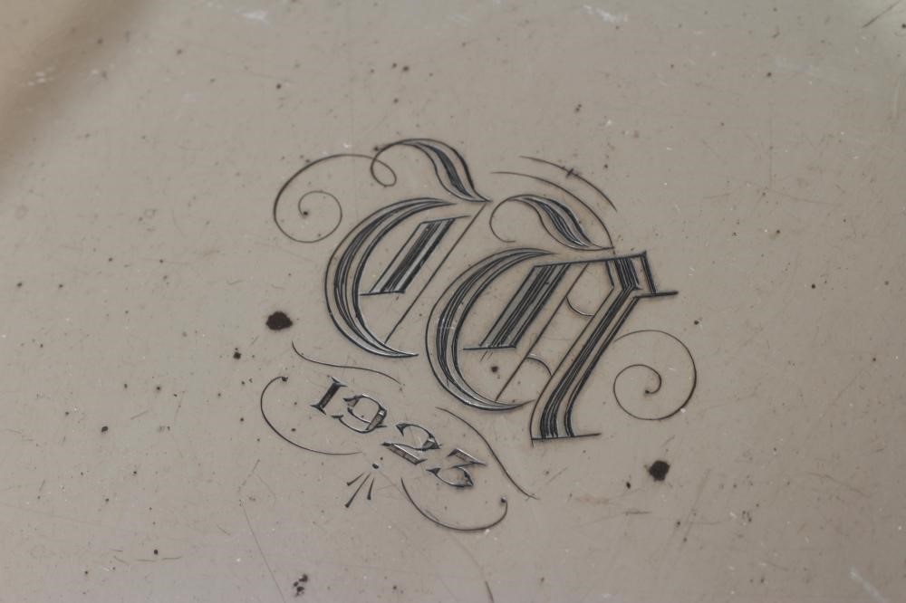 A SILVER SALVER by Fattorini & Sons Image