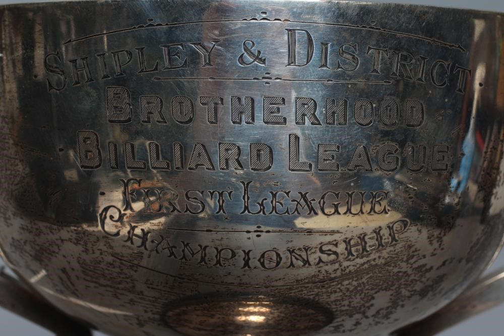 A LARGE SILVER TROPHY CUP by Fattorini & Sons Image