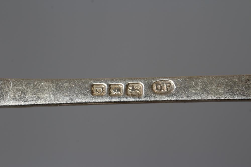 A SET OF SIX CHIPPENDALE PATTERN SILVER SOUP SPOONS by Josiah Williams & Co., London 1918, 8ozs Image