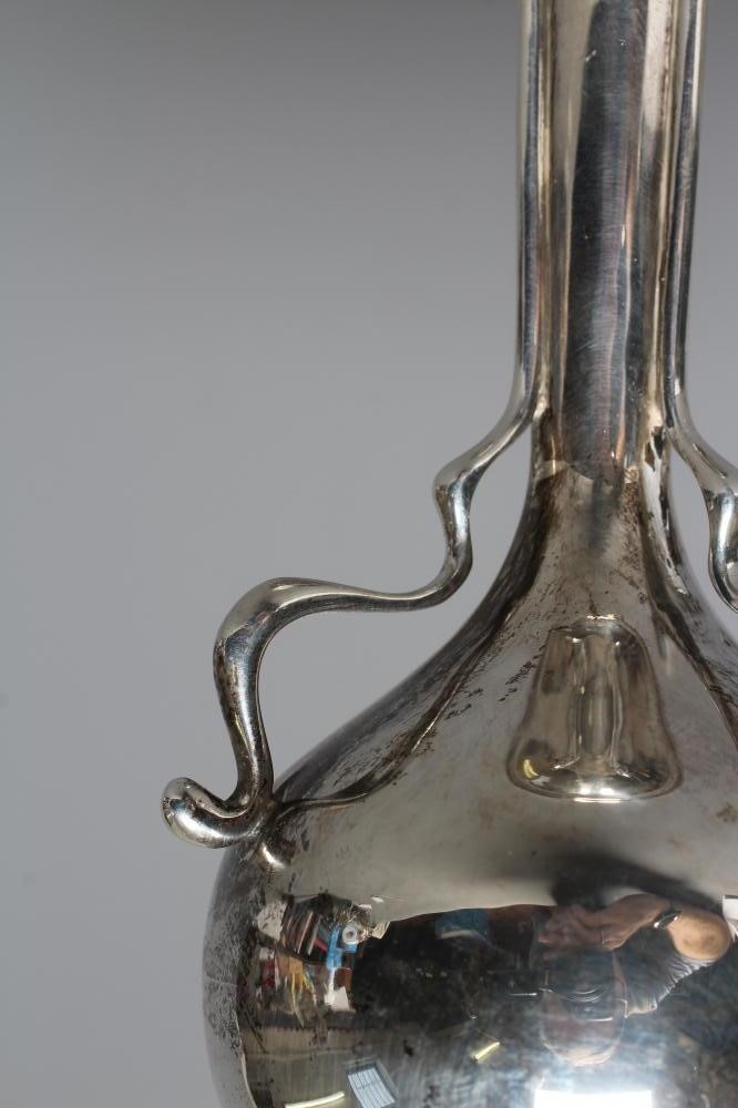 AN EDWARDIAN SILVER VASE by Walker and Hall Image