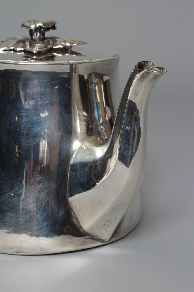 A GEORGE IV SILVER TEAPOT by Robert Garrard Image