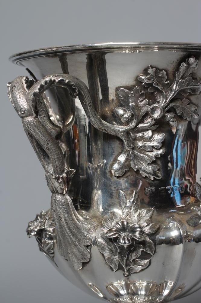 A WILLIAM IV SILVER TWO HANDLED TROPHY CUP by The Barnards Image