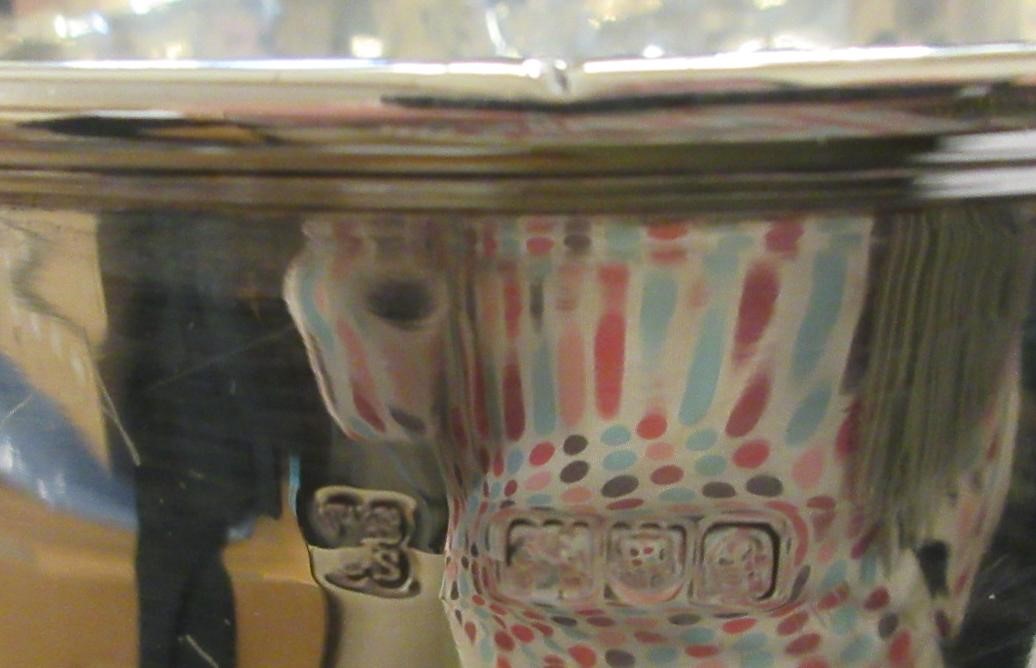 A LATE VICTORIAN SILVER SMALL ROSE BOWL by W & G Sissons, London 1898, of semi-fluted circular form Image