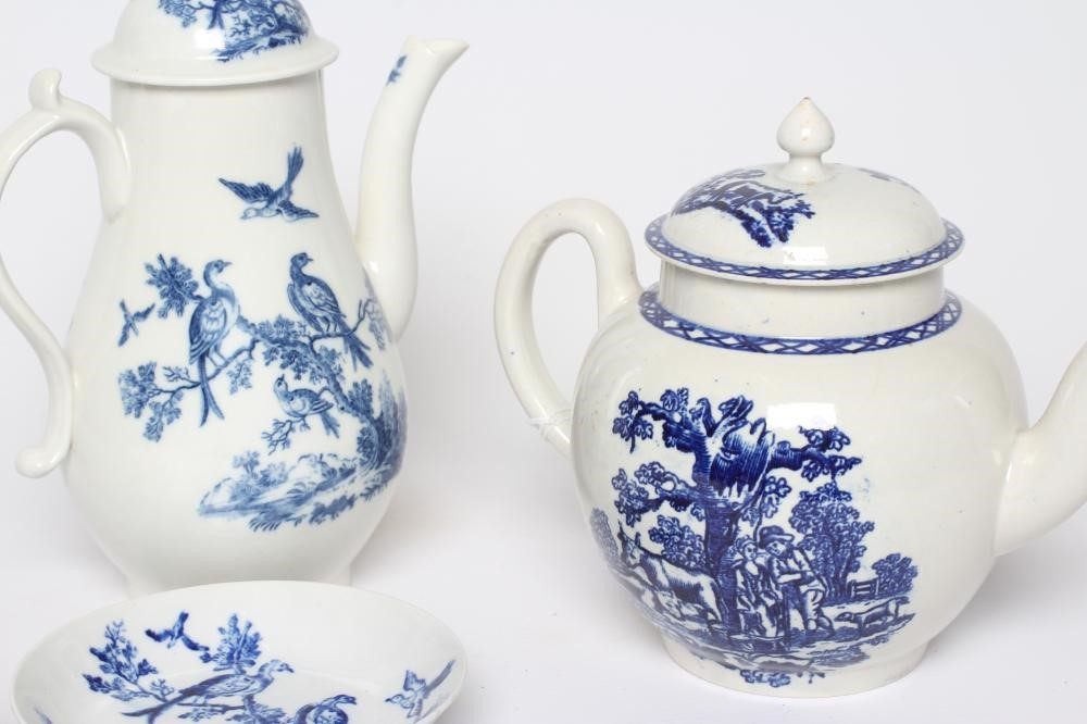 A CAUGHLEY PORCELAIN BIRDS IN BRANCHES COFFEE POT AND COVER Image