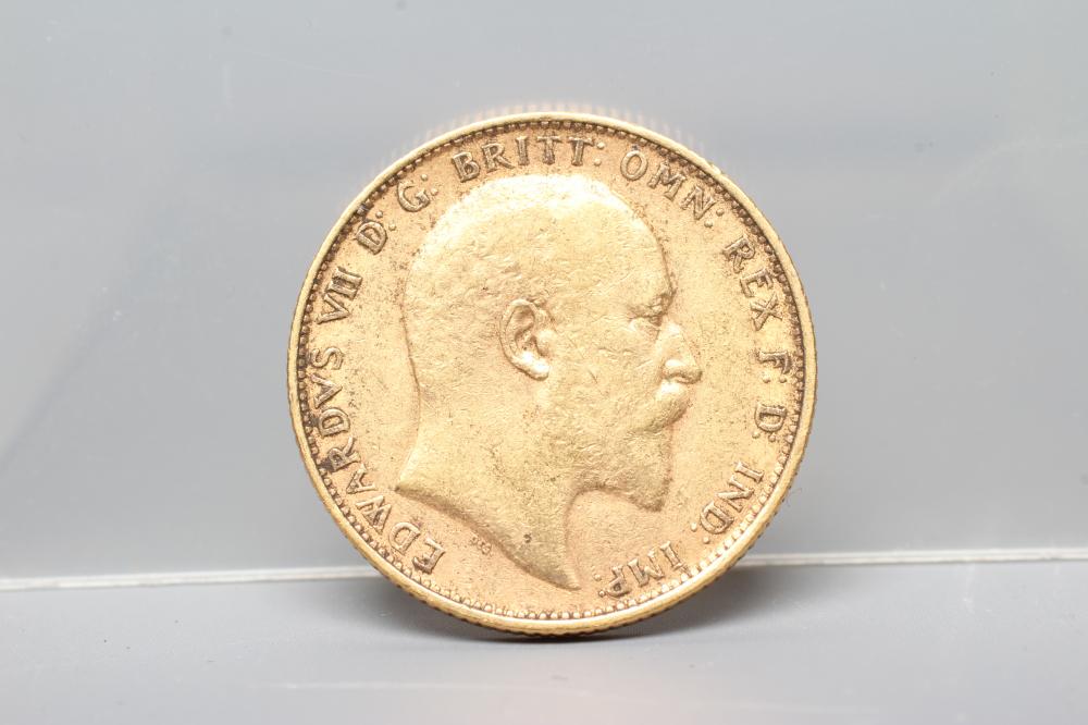 AN EDWARD VII SOVEREIGN, 1903, 8g (Est. plus 20% premium) Image