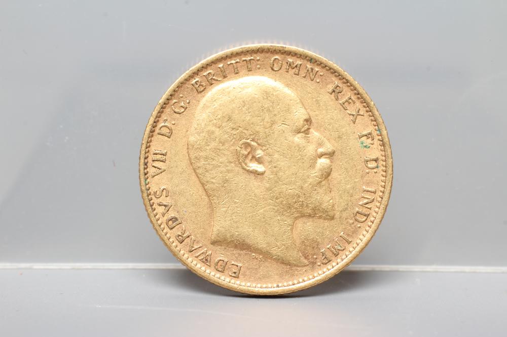 AN EDWARD VII SOVEREIGN, 1903, 8g (Est. plus 20% premium) Image