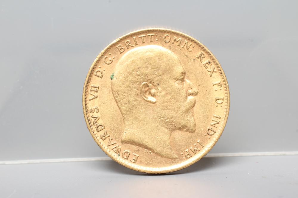 AN EDWARD VII SOVEREIGN, 1904, 8g (Est. plus 20% premium) Image