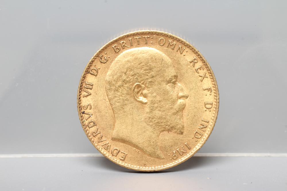 AN EDWARD VII SOVEREIGN, 1904, 8g (Est. plus 20% premium) Image