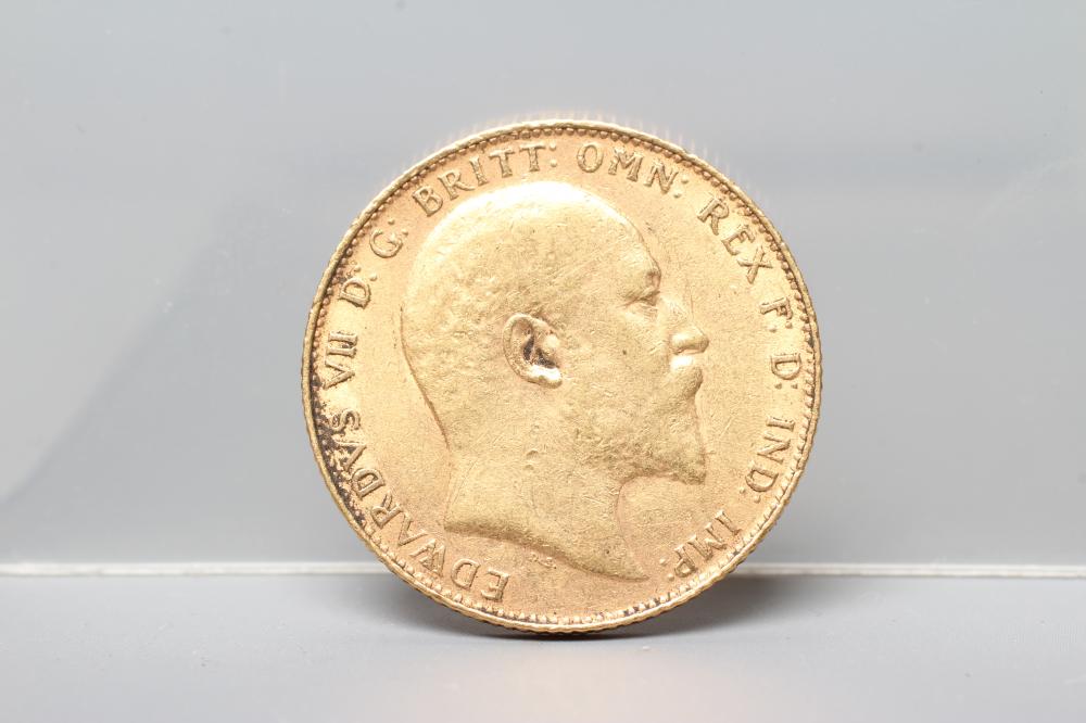 AN EDWARD VII SOVEREIGN, 1906, 8g (Est. plus 20% premium) Image