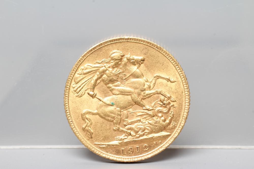 A GEORGE V SOVEREIGN, 1912, 8g (Est. plus 20% premium) Image