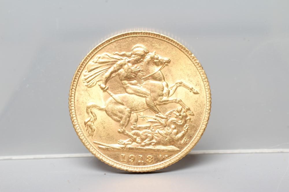 A GEORGE V SOVEREIGN, 1913, 8g (Est. plus 20% premium) Image