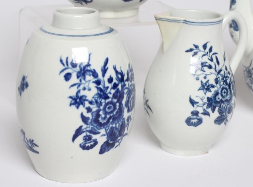 A COLLECTION OF WORCESTER THREE FLOWERS PORCELAIN Image