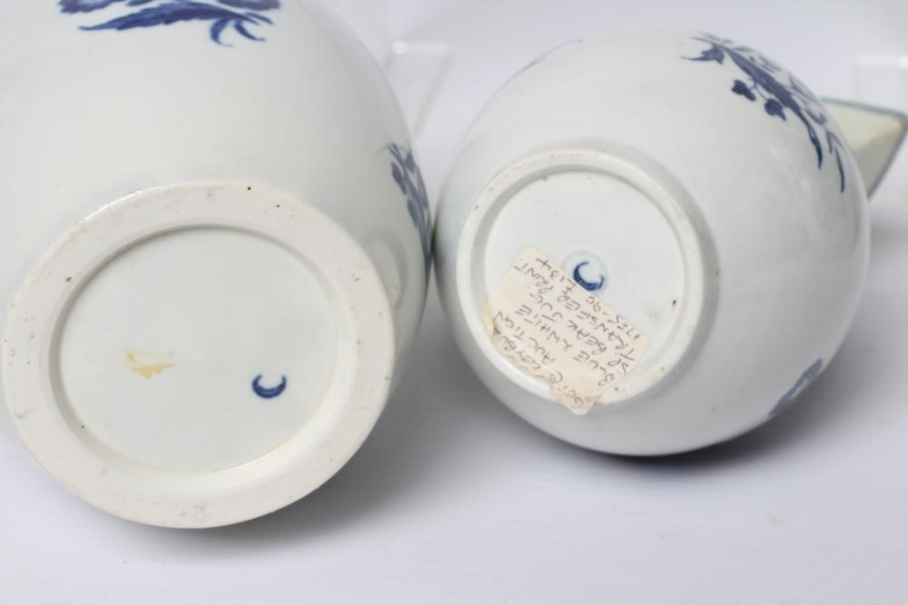 A COLLECTION OF WORCESTER THREE FLOWERS PORCELAIN Image