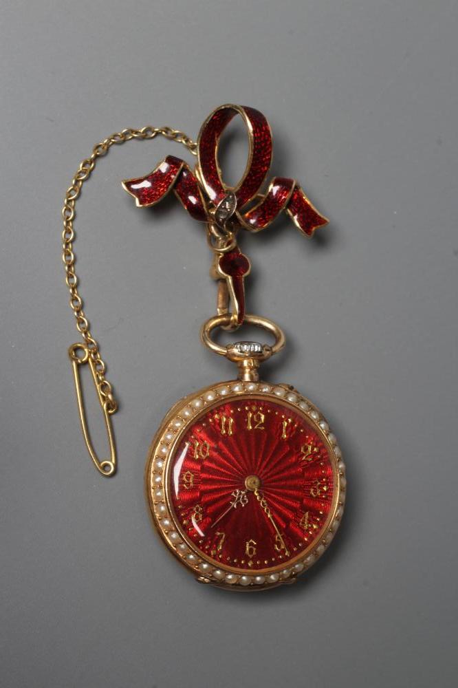 A LADYS TOP WIND FOB WATCH Image