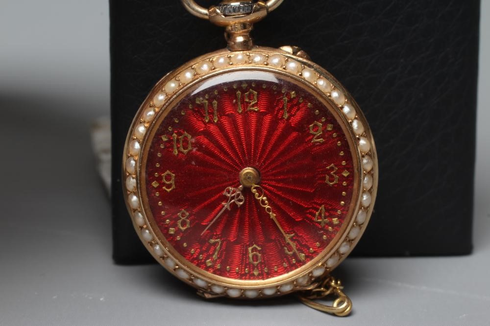 A LADYS TOP WIND FOB WATCH Image