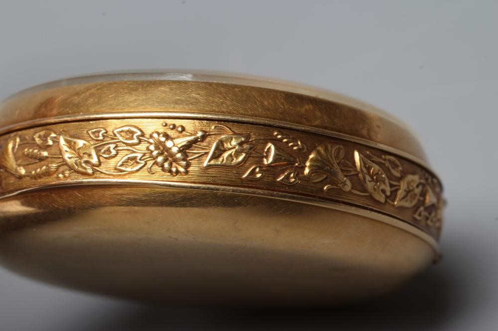 A TOP WIND POCKET CHRONOGRAPH stamped 18K Image