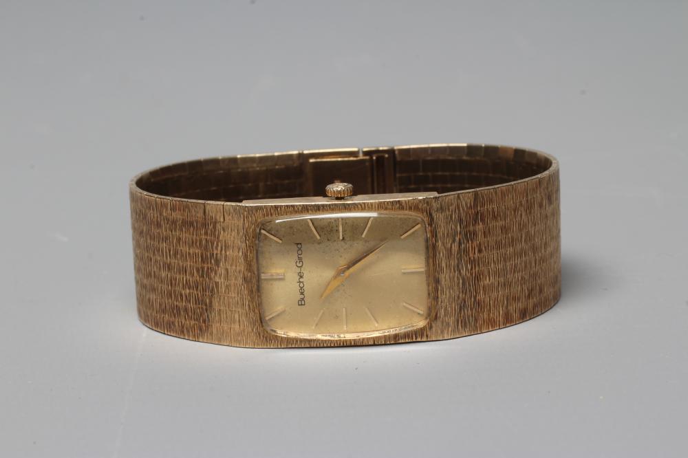 A LADY'S 9CT GOLD BEUCHE-GIROD WRISTWATCH Image