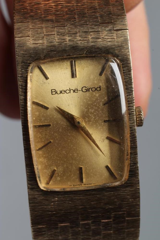 A LADY'S 9CT GOLD BEUCHE-GIROD WRISTWATCH Image