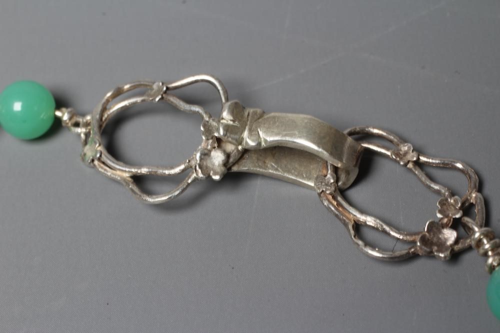 ANNO DOMINI - an Ann O'Donnell silver wirework necklace Image