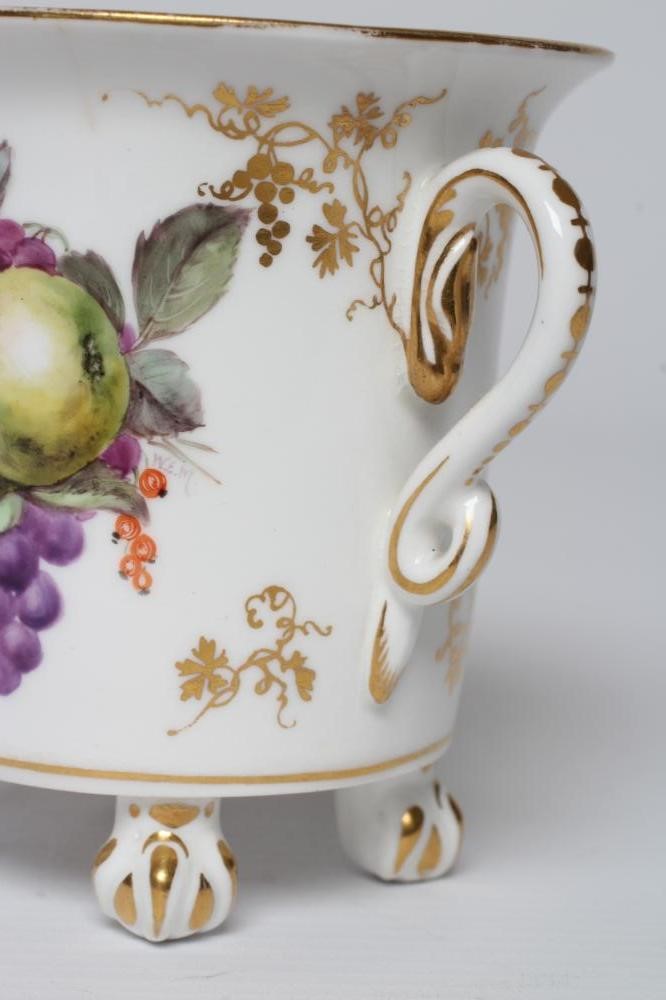 A MATCHED PAIR OF STEVENSON & HANCOCK DERBY PORCELAIN CABINET CUPS Image