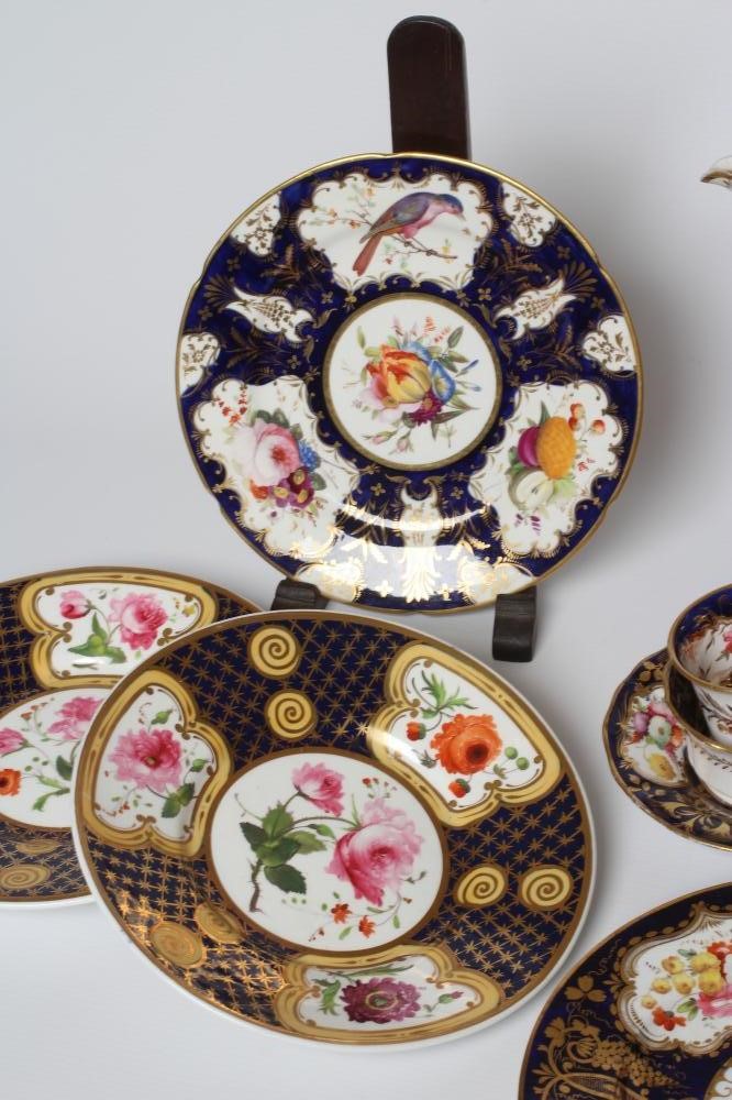 A COLLECTION OF REGENCY PORCELAIN including a Spode gadrooned teacup Image