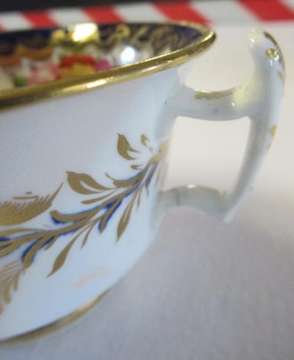 A COLLECTION OF REGENCY PORCELAIN including a Spode gadrooned teacup Image