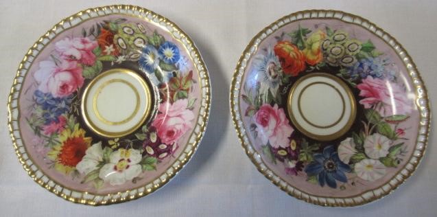 A COLLECTION OF REGENCY PORCELAIN including a Spode gadrooned teacup Image