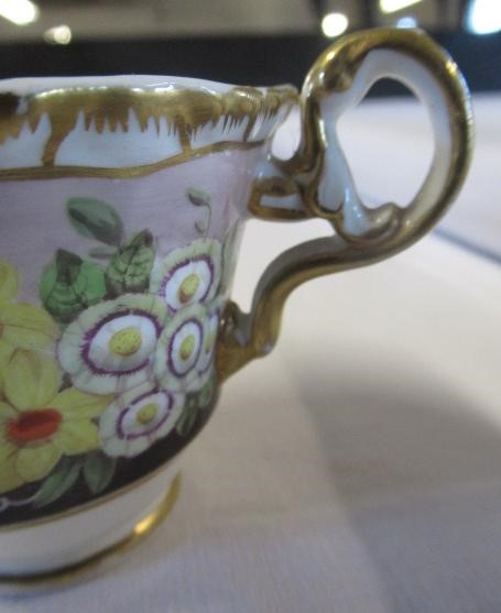 A COLLECTION OF REGENCY PORCELAIN including a Spode gadrooned teacup Image