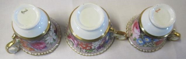 A COLLECTION OF REGENCY PORCELAIN including a Spode gadrooned teacup Image