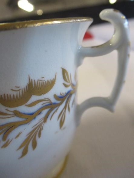 A COLLECTION OF REGENCY PORCELAIN including a Spode gadrooned teacup Image