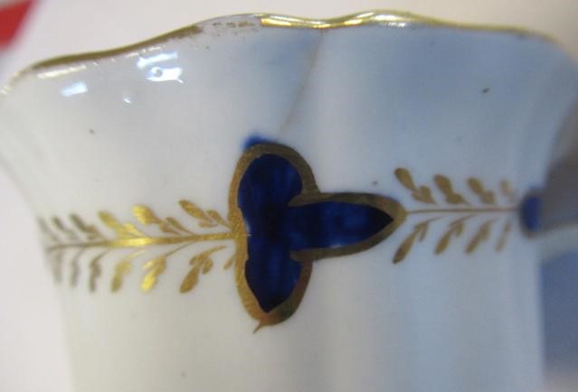 A COLLECTION OF REGENCY PORCELAIN including a Spode gadrooned teacup Image