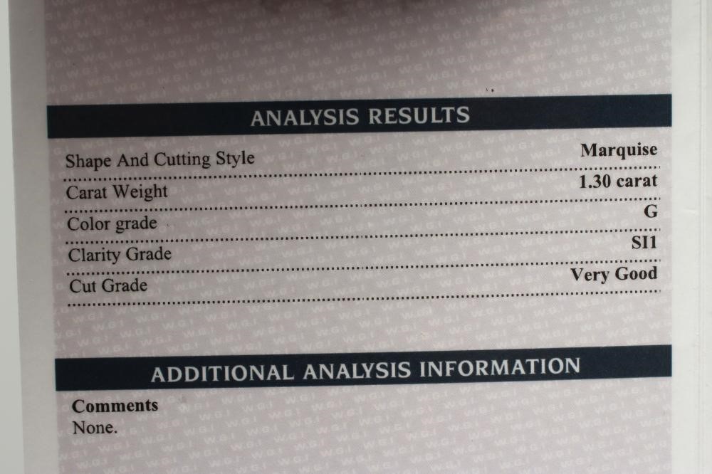 A SOLITAIRE DIAMOND RING Image