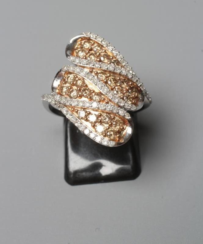 A DIAMOND COCKTAIL RING Image