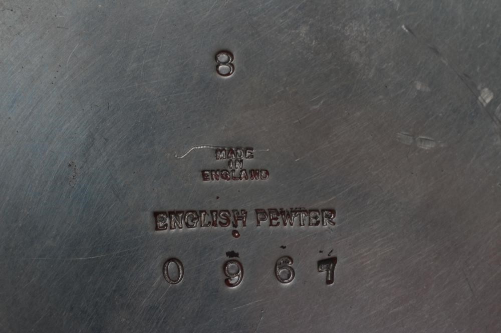 ARCHIBALD KNOX FOR LIBERTY - an English Pewter hot milk jug of cylindrical form Image