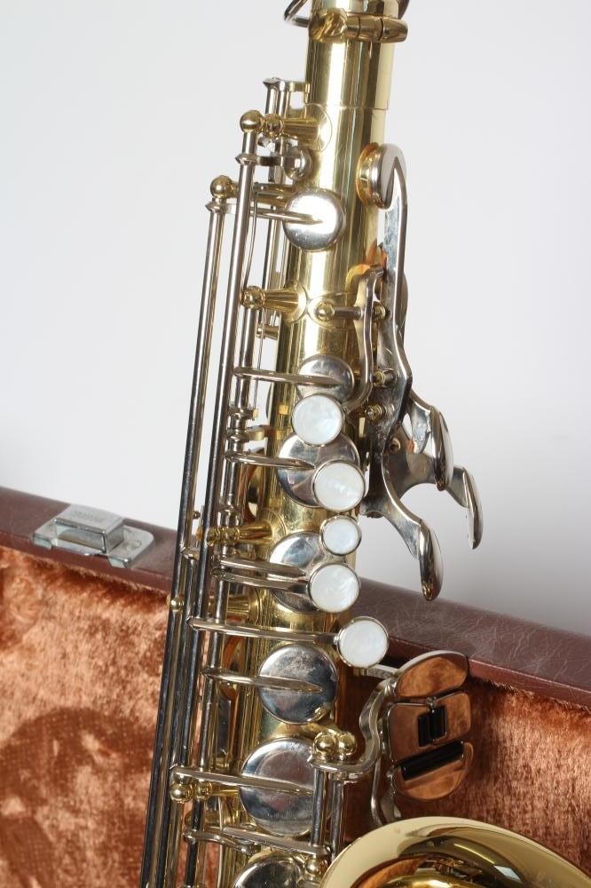 A YAMAHA YAS 23 ALTO SAXOPHONE, serial number 005224, with Lawton 5 Star B metal mouthpiece, cased Image