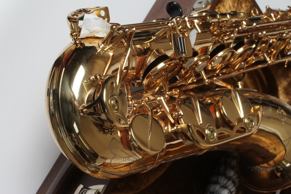 AN HENRI SELMER SUPER ACTION 80 TENOR SAXOPHONE, serial number N330800, with Selmer Jazz mouthpiece Image