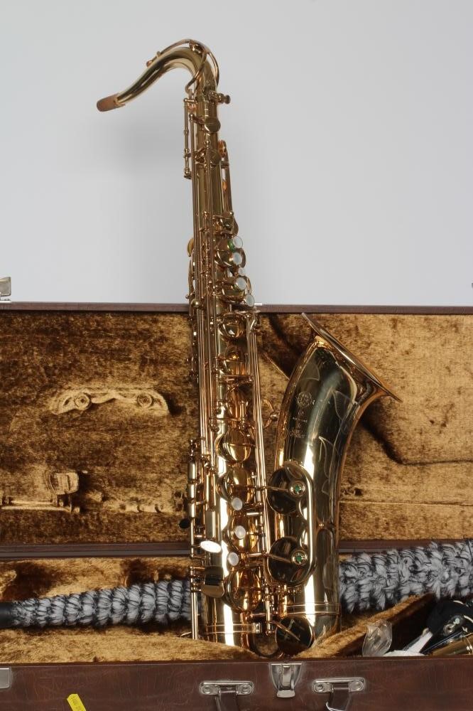 AN HENRI SELMER SUPER ACTION 80 TENOR SAXOPHONE, serial number N330800, with Selmer Jazz mouthpiece Image