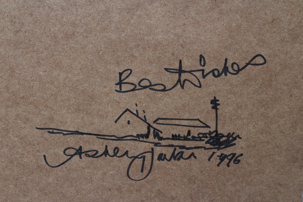 ASHLEY JACKSON (b.1940) Evening Light, Holmfirth, signed lower right, watercolour, 14" x 21", framed Image