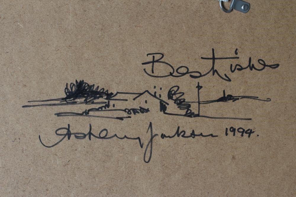 ASHLEY JACKSON (b.1940) Cottage Beside a Rural Road Image