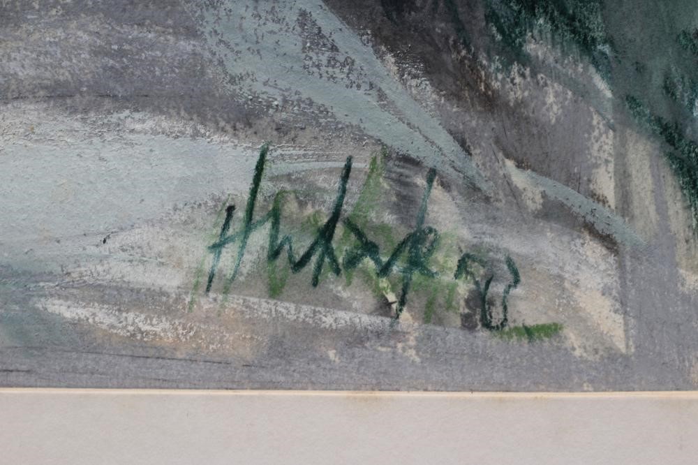 HAROLD WHARFE (1916-1999) A collection of five unframed watercolours titled 'River Wharfe Image