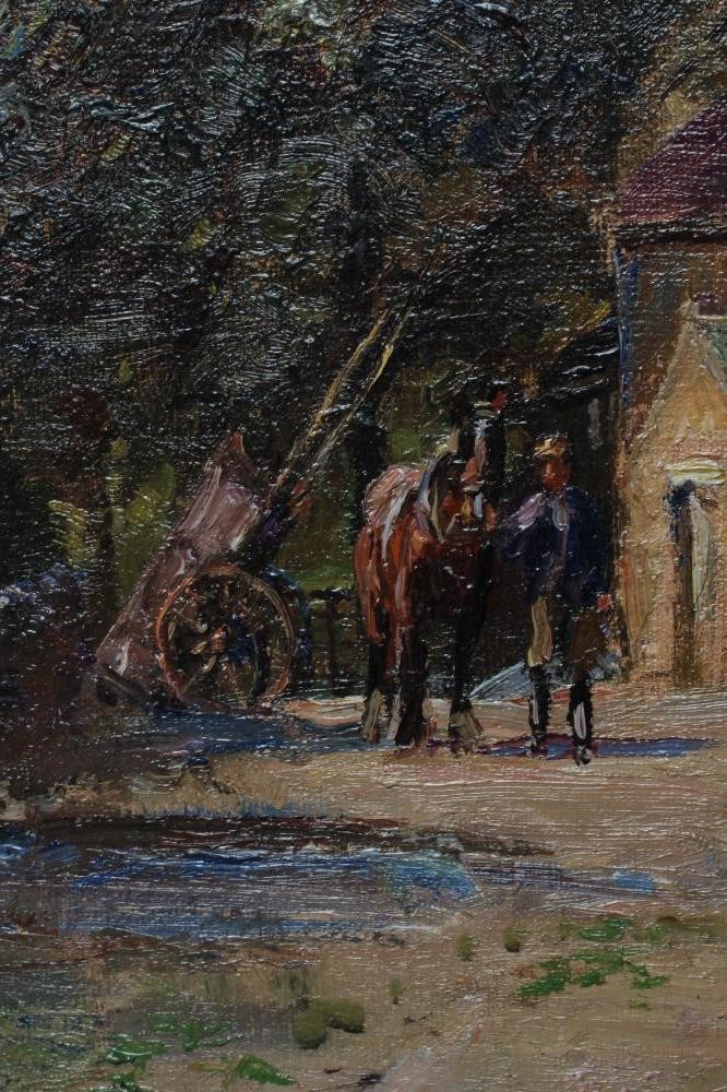 HERBERT F ROYLE (1870-1958) Lower Dean Farm, Nesfield, signed lower right, oil on canvas, 20" x 24", Image