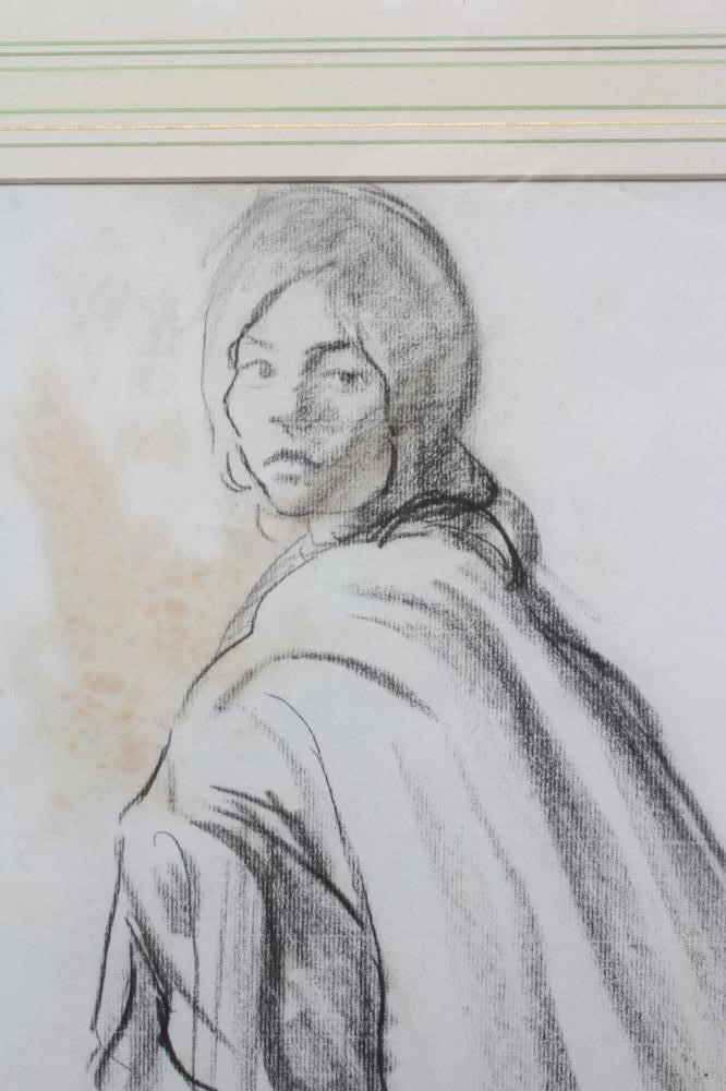 PHILIP NAVIASKY (1894-1983) Study of a Young Woman Full Length Image