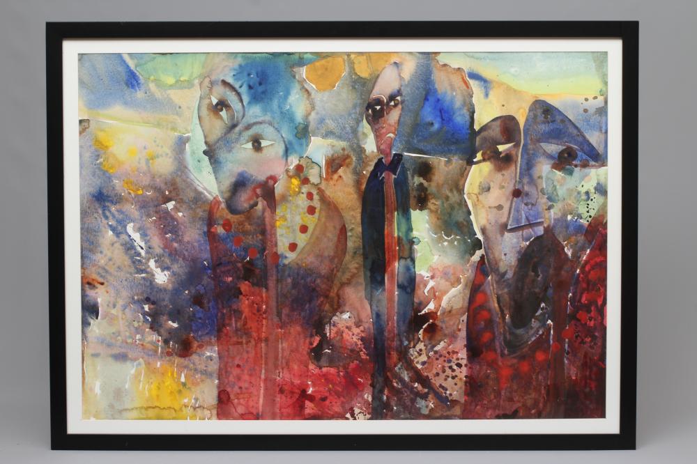 JANE FIELDER (British school, 20th/21st century) Heartache, inscribed with artist's name and title Image