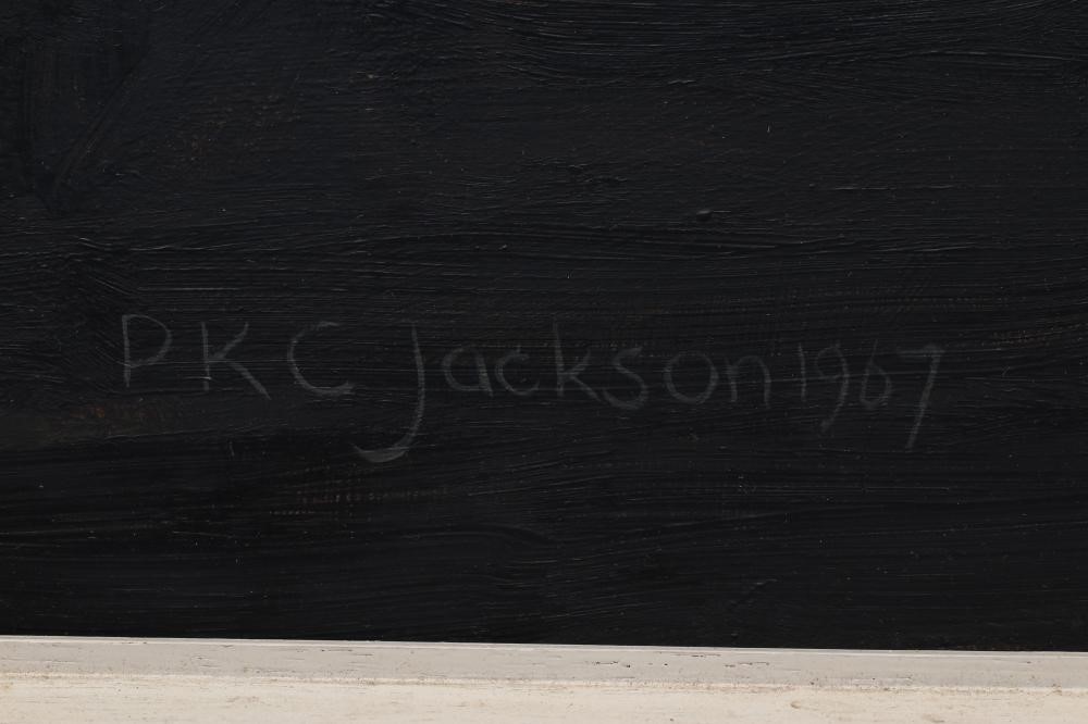 PETER KENNETH COWLEY JACKSON (1930-2006) Yorkshire Landscape with Flowers to the Foreground Image