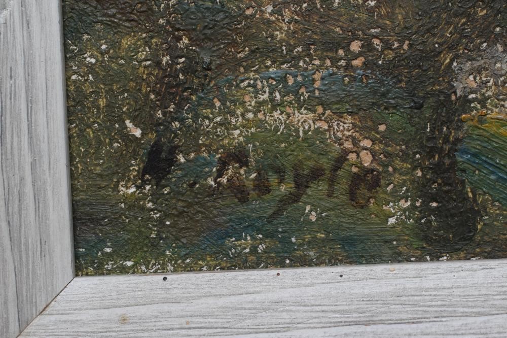 HERBERT F ROYLE (1870-1958) Scottish Coastal View, signed lower left, oil on canvas board, 19" x Image