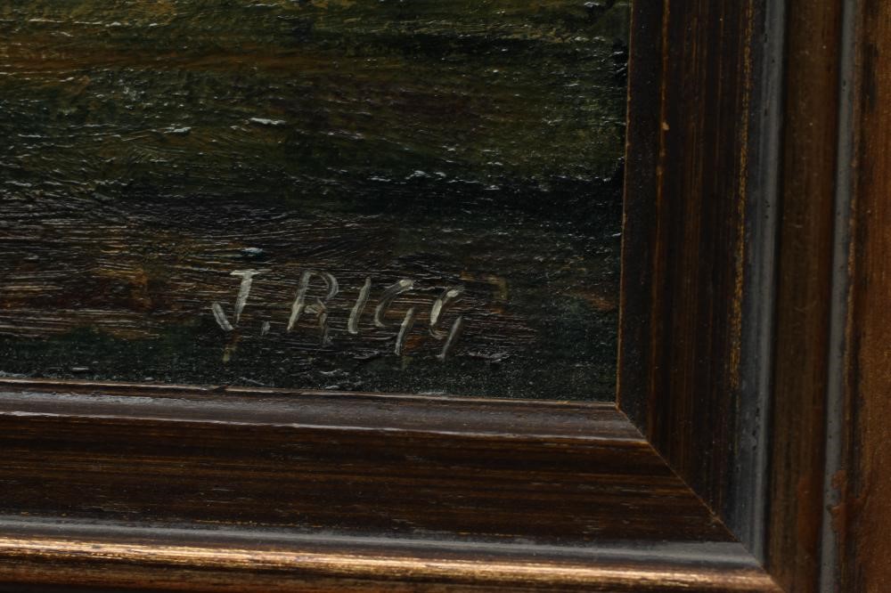 JACK RIGG (1927-2023) Interlude, signed lower right, inscribed verso with title and dated 1982, oil Image