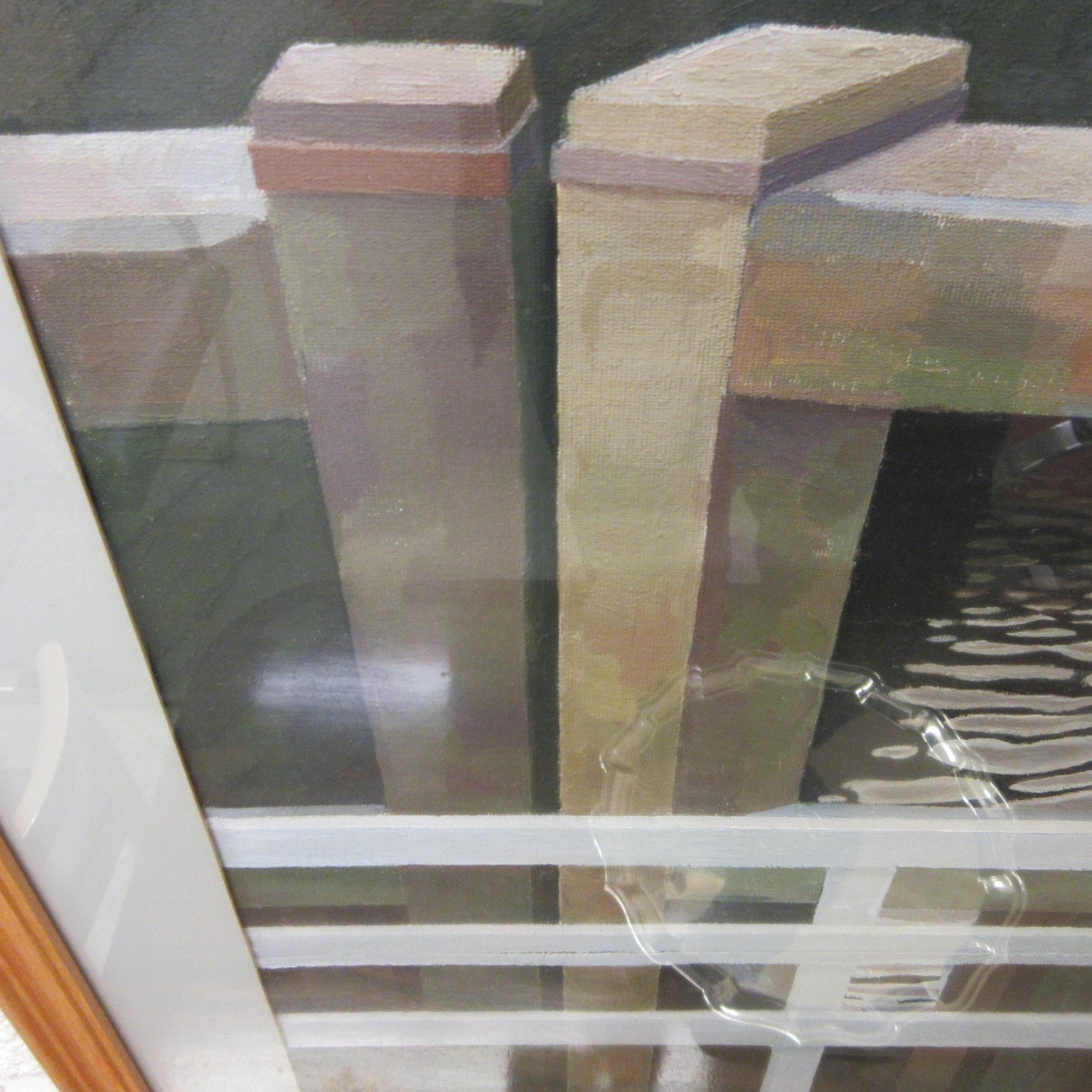 ALAN JOHN GREEN (1921-2020) Canal Lock Image