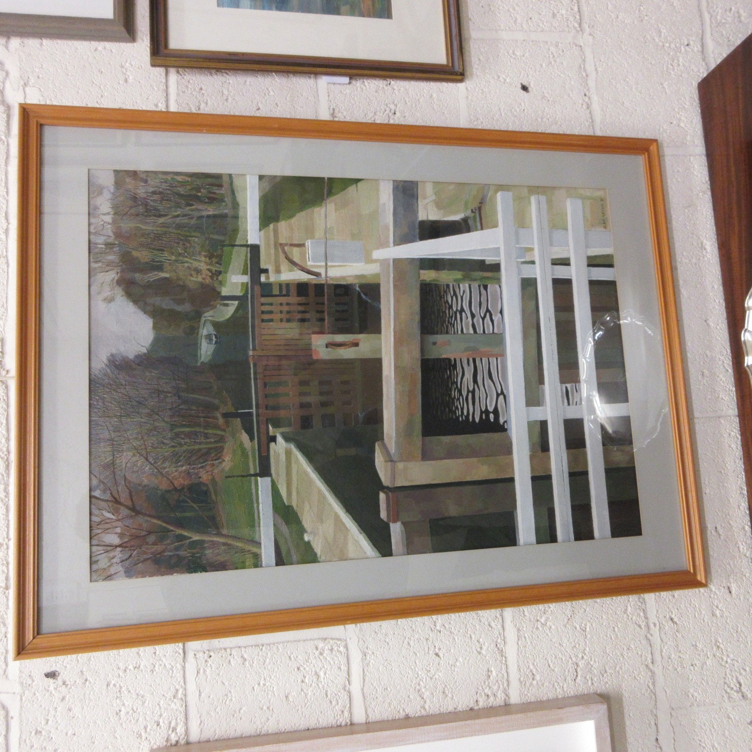 ALAN JOHN GREEN (1921-2020) Canal Lock Image