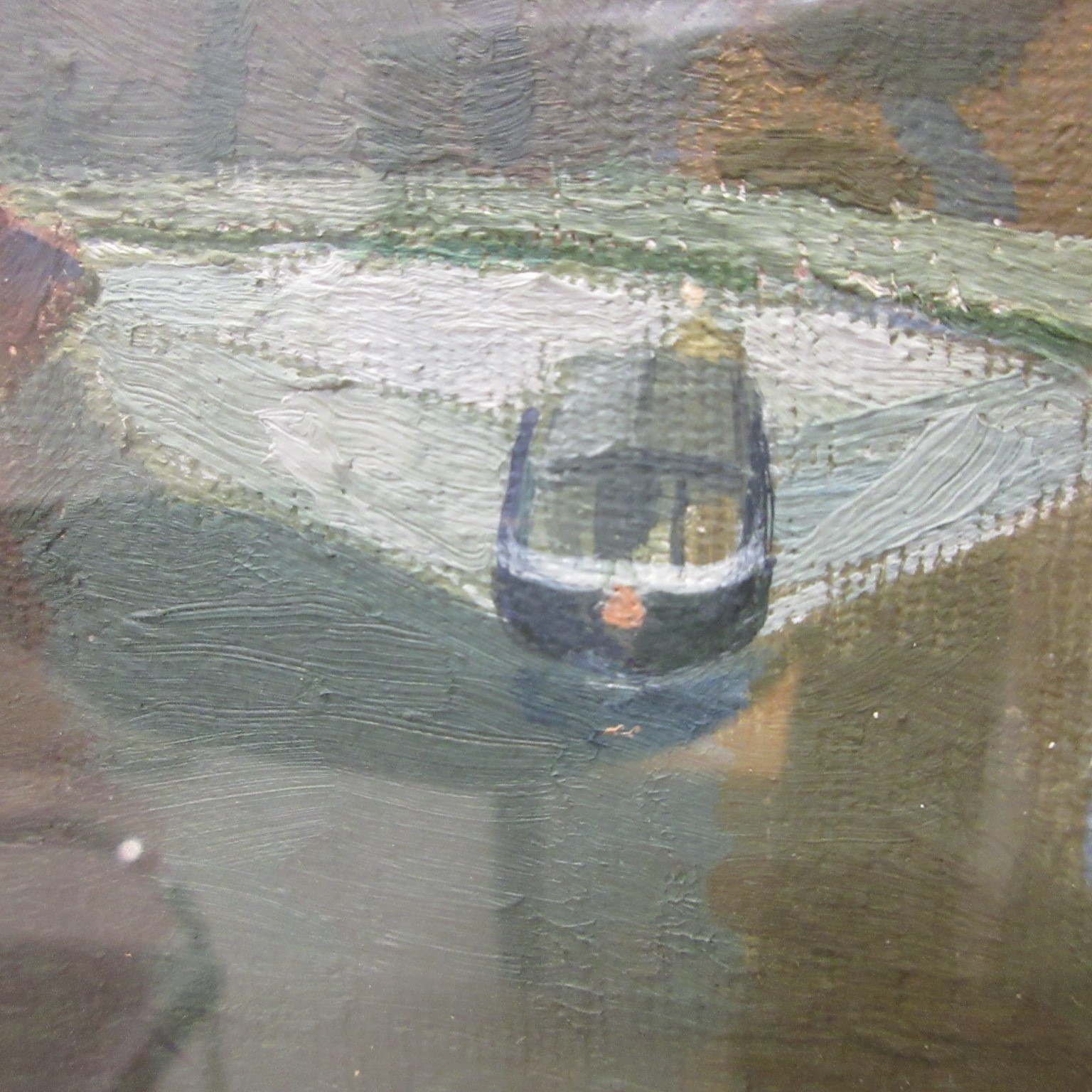 ALAN JOHN GREEN (1921-2020) Canal Lock Image