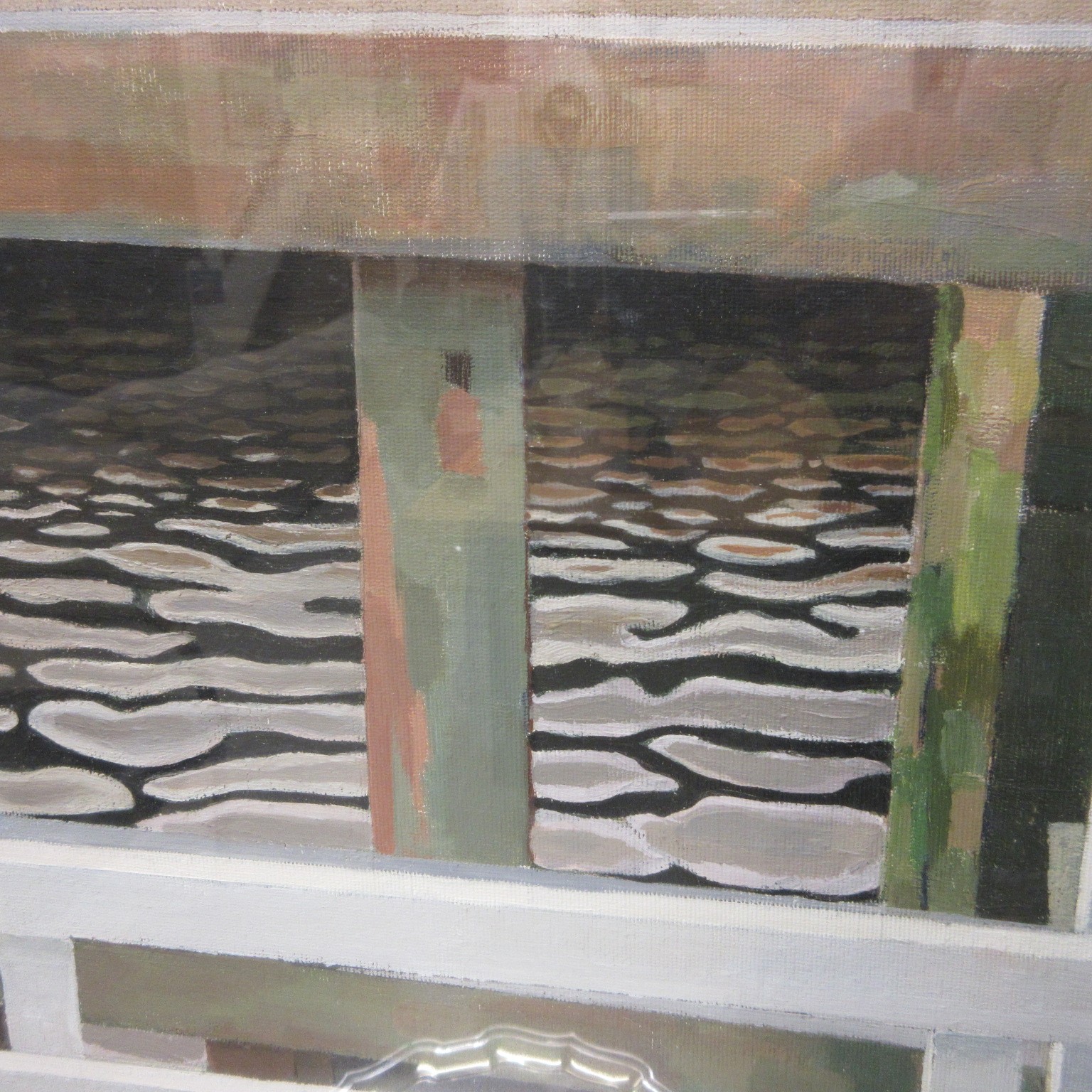 ALAN JOHN GREEN (1921-2020) Canal Lock Image